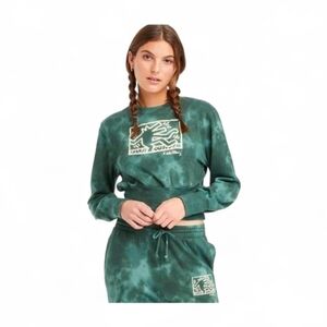 KEITH HARDING Tie Dye Crewneck Sweatshirt - XL